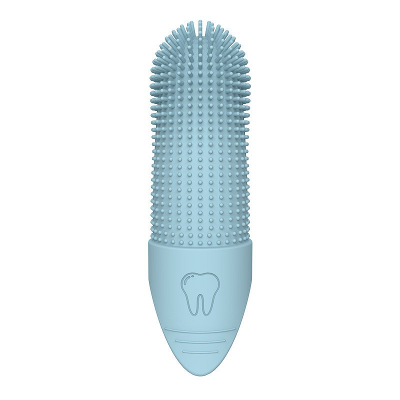 Silicone Pet Finger Toothbrush with Case — main product photo