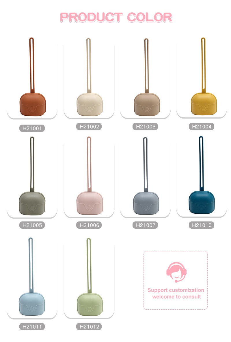 Silicone Pacifier Holder Case — original color collection