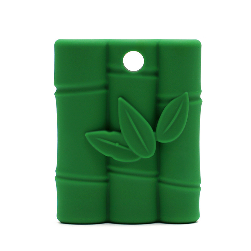 Bamboo Leaf Silicone Baby Teether — main product photo