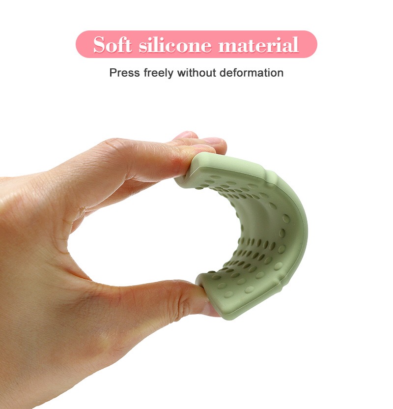 Bamboo Leaf Silicone Baby Teether — additional product view