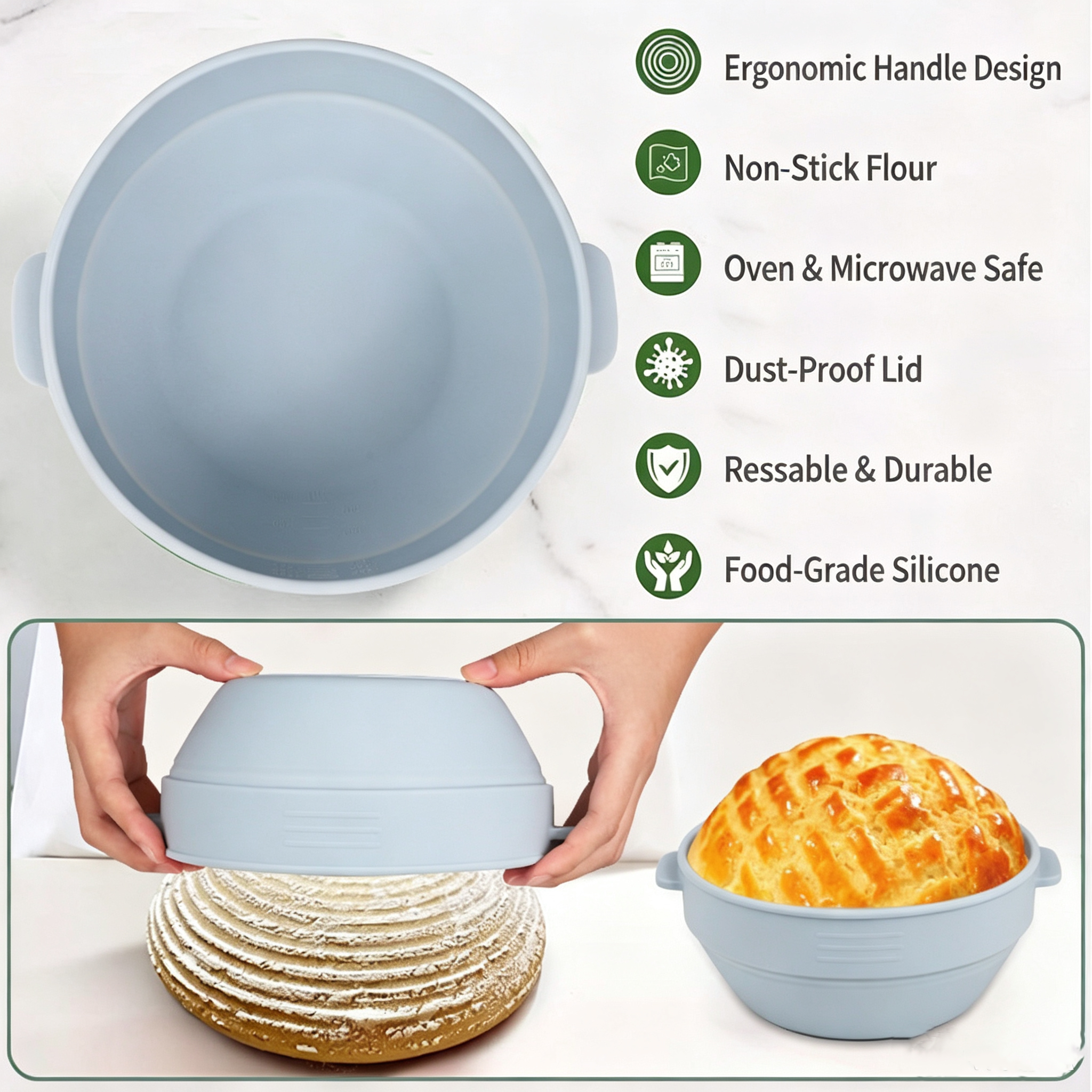 Collapsible Silicone Mixing Bowl — additional product view