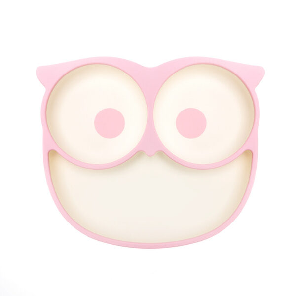 Owl Silicone Baby Plate