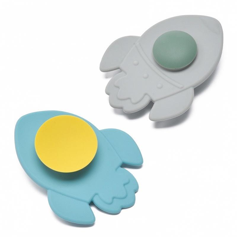 Silicone Rocket Suction Spinner — original color collection