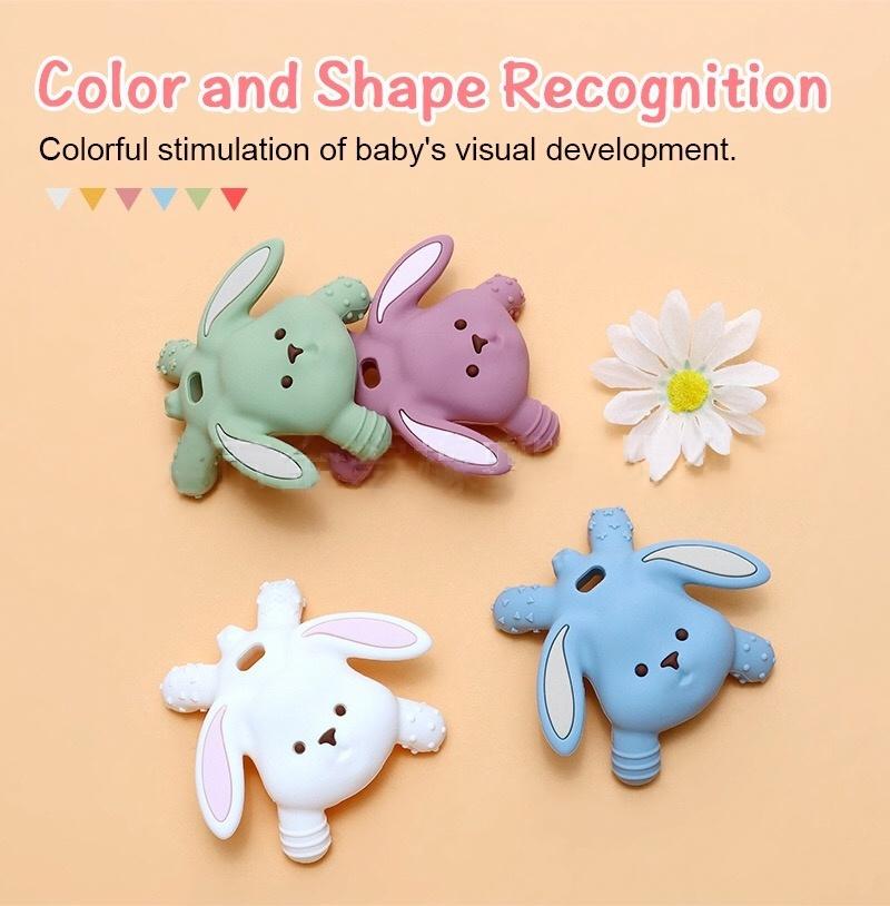 Bunny Silicone Baby Teether — additional product view