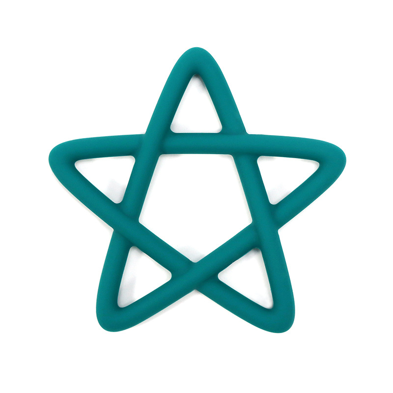 Christmas Silicone Baby Teether in Star