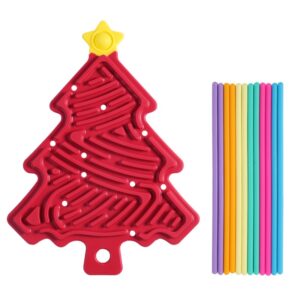 Christmas Tree Silicone Fidget Board, food grade silicone, Suction Design, wholesale bulk supply, OEM ODM (6) | Jarhouselife
