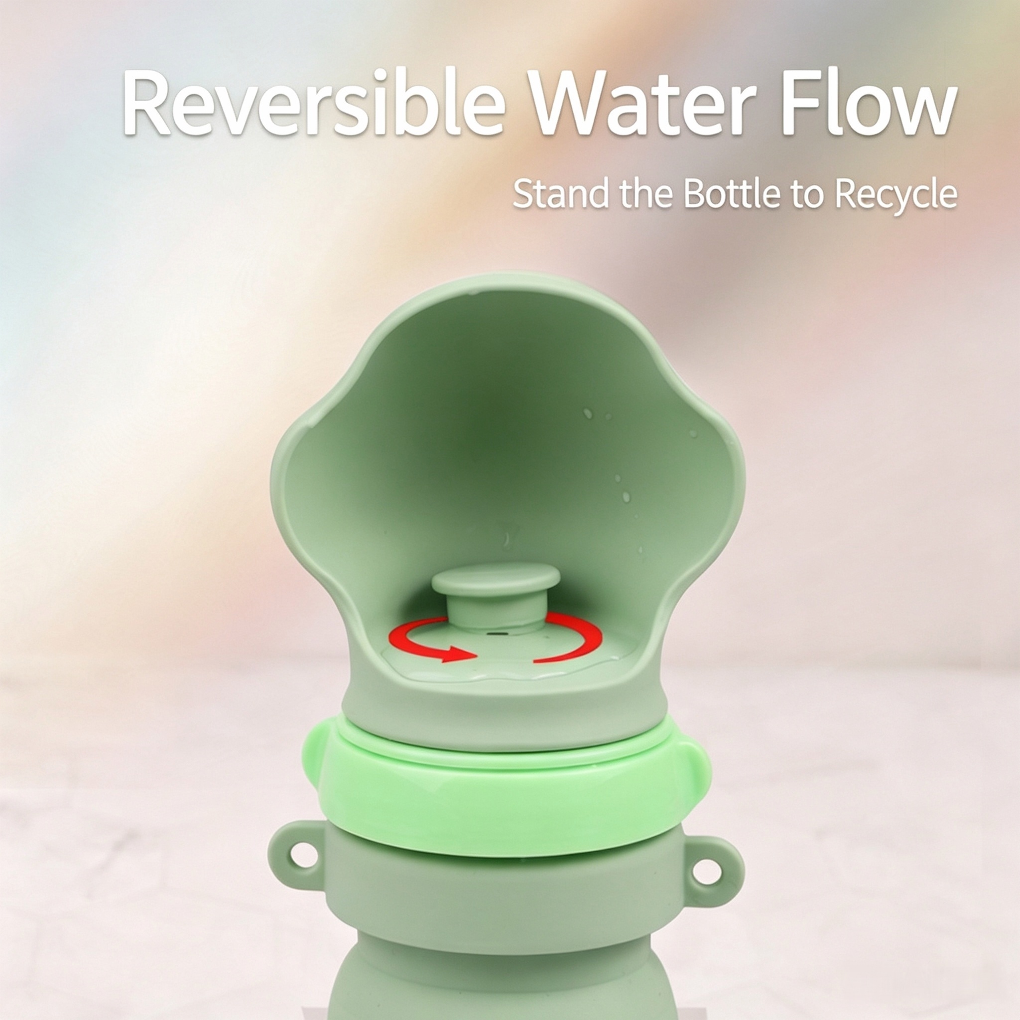 Collapsible Silicone Pet Water Bottle — additional product view