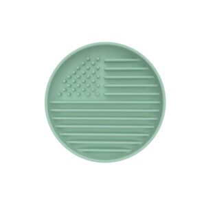 Silicone Pet Feeding Plate, Sage Green Food Grade Silicone, Non-slip base, wholesale bulk supply, OEM ODM | Jarhouselife