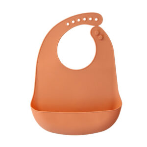 Waterproof silicone baby feeding bib, food‑grade soft silicone bib for infant mealtime bulk wholesale