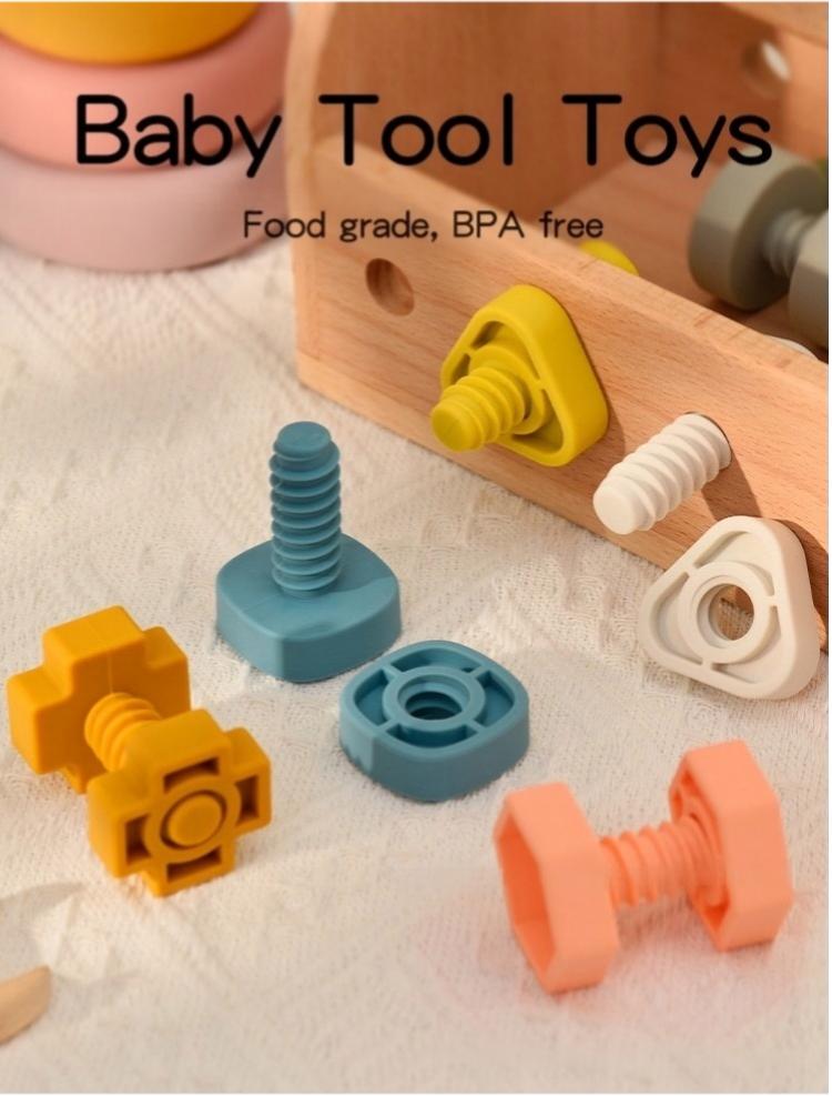 Silicone Screw & Nut Building Toy — application reference