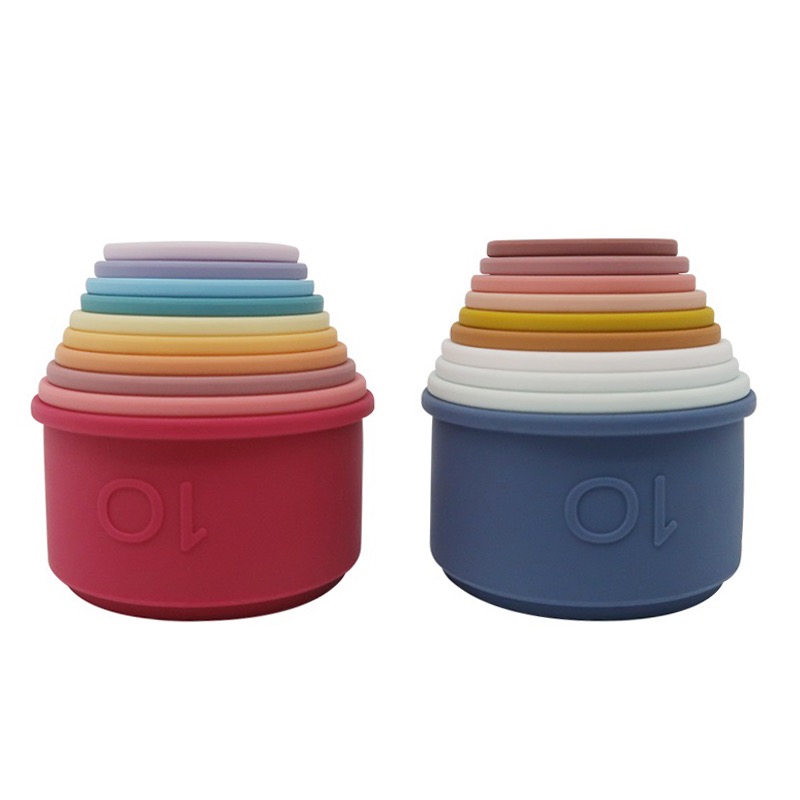 Silicone Stacking Cups