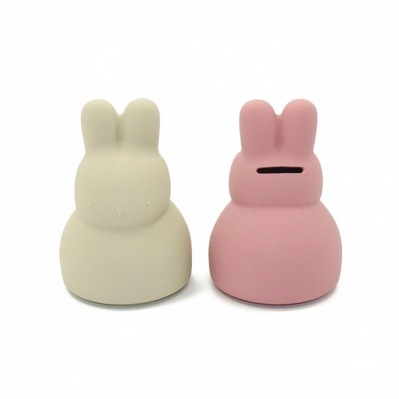 Bunny Silicone Coin Bank — original color collection