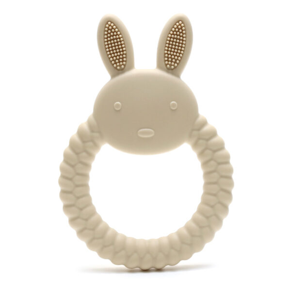 Silicone Bunny Ring Baby Teether