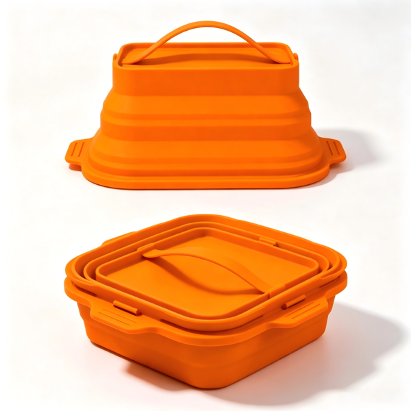 Collapsible Silicone Storage Basket