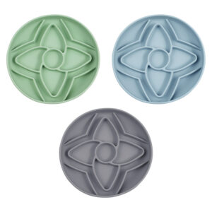 Silicone Pet Feeding Plate, Food Grade Silicone, 3 Colors Available, wholesale bulk supply, OEM ODM | Jarhouselife