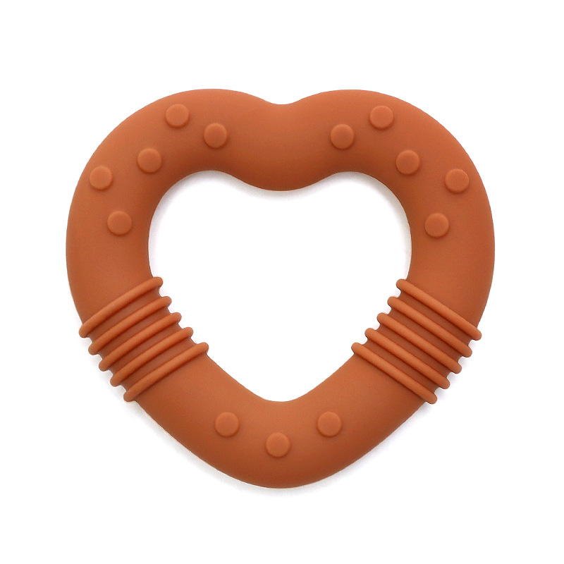 Heart Silicone Baby Teether