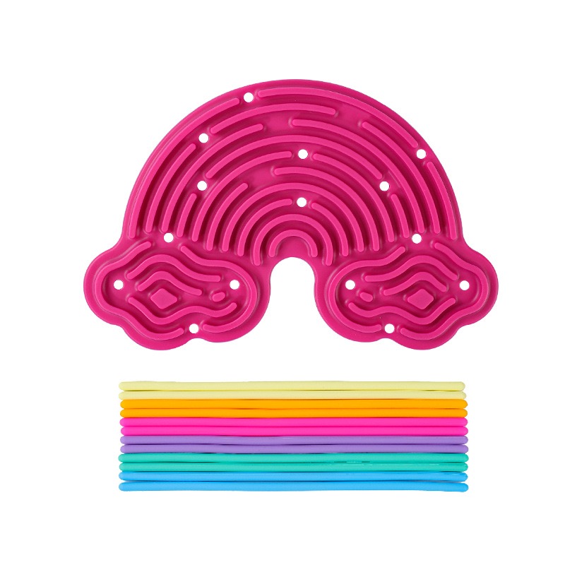 Rainbow Silicone Sensory Fidget Board — additional product view