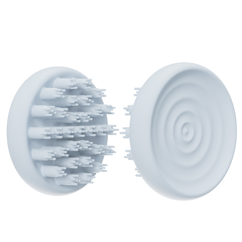 Silicone Shampoo & Scalp Massage Brush in Blue