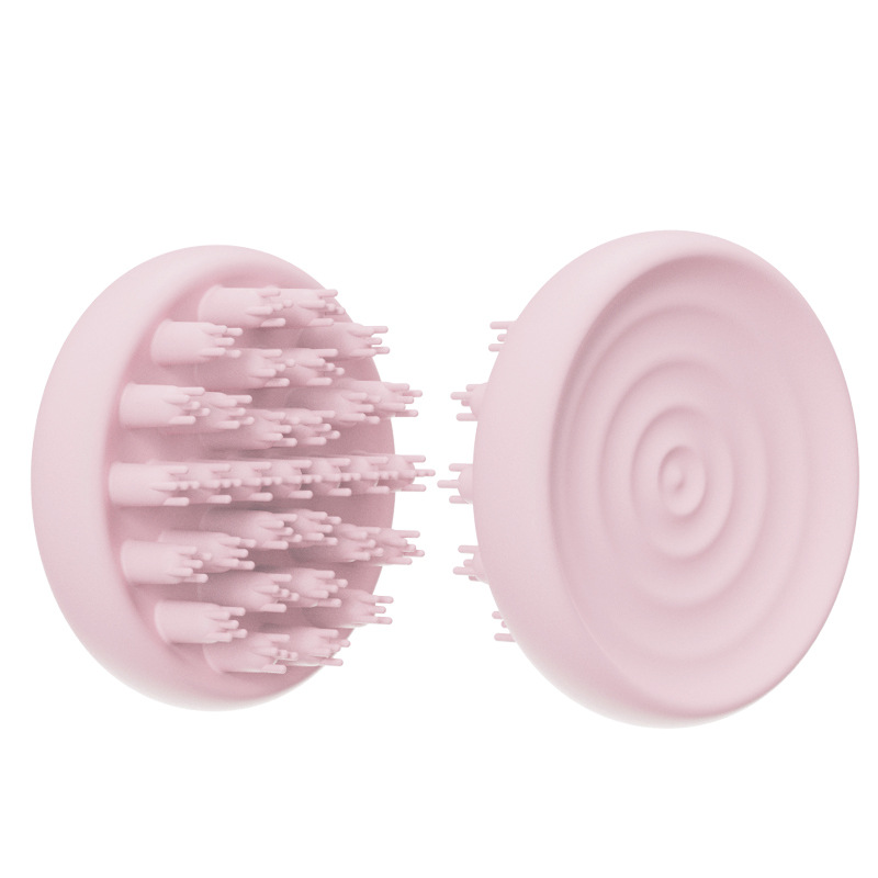 Silicone Shampoo & Scalp Massage Brush in Pink