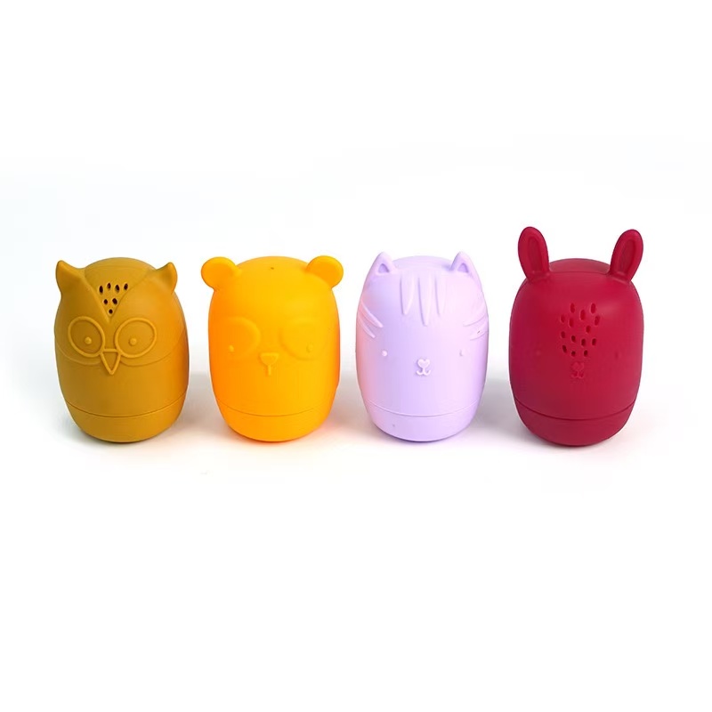 Silicone Animal Bath Toys — original color collection