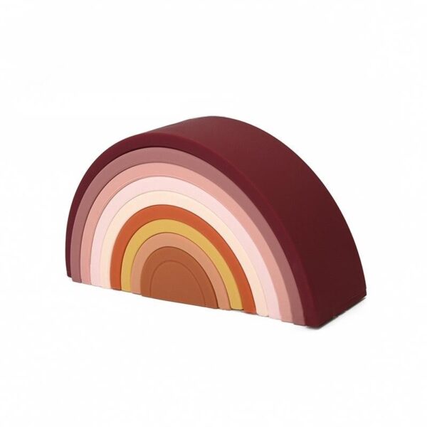 Silicone Rainbow Stacking Toy