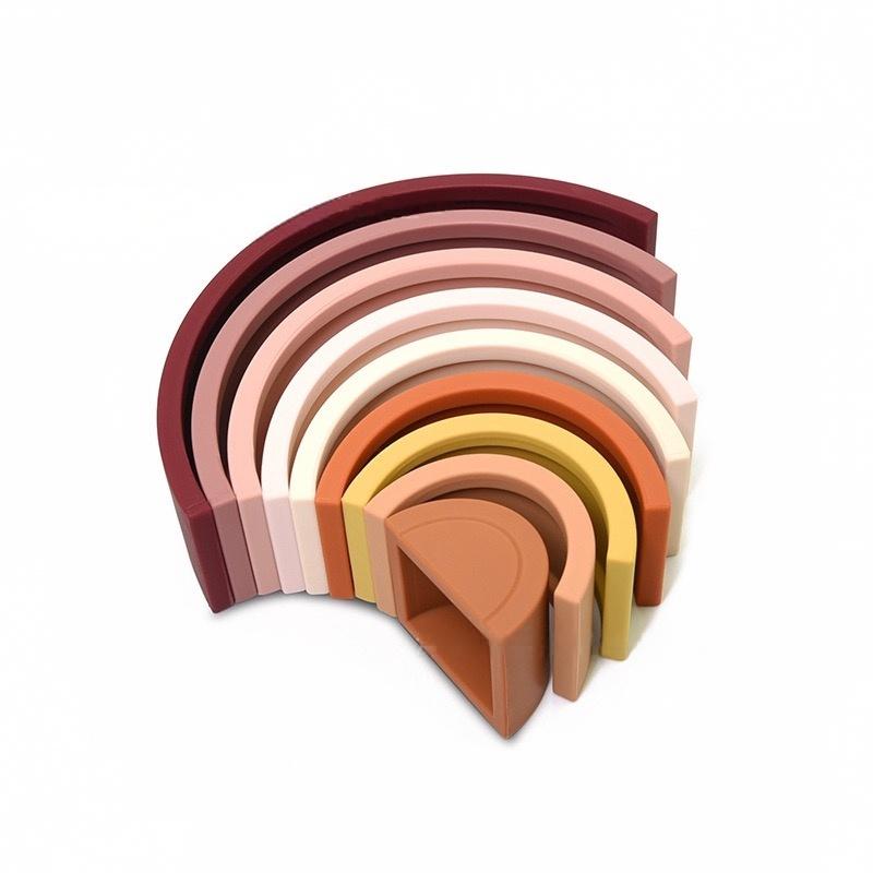 Silicone Rainbow Stacking Toy — additional product view