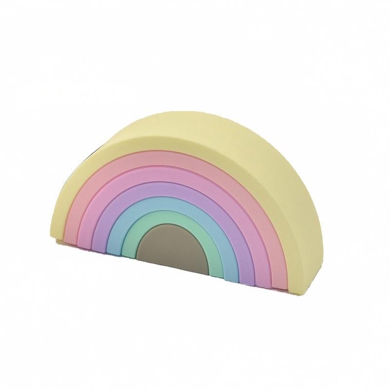 Silicone Rainbow Stacking Toy — original color collection