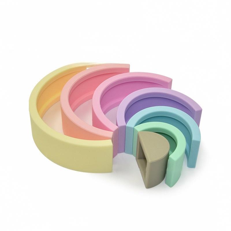 Silicone Rainbow Stacking Toy — additional product view