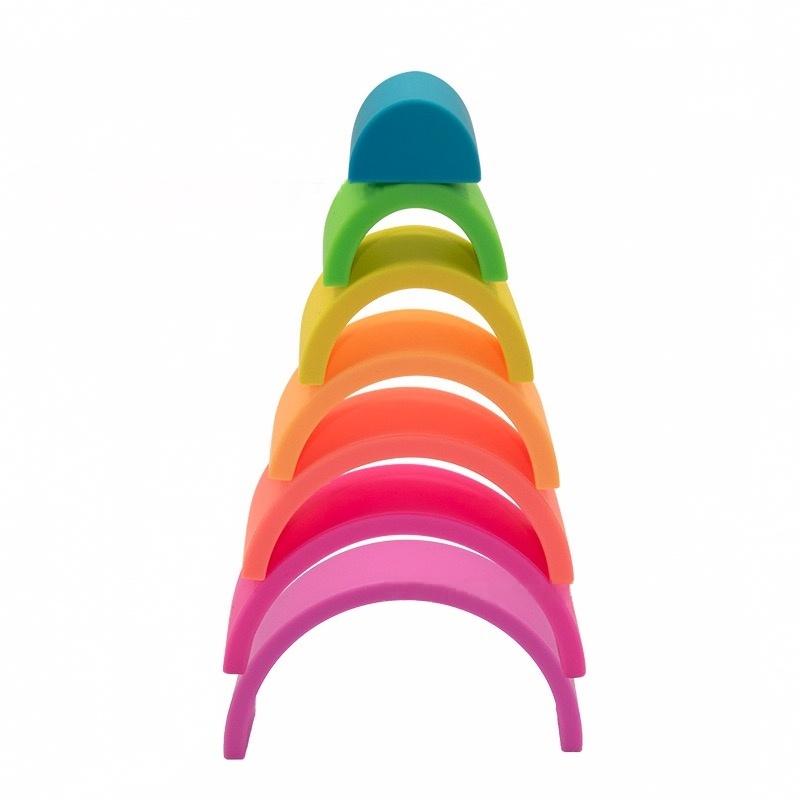 Silicone Rainbow Stacking Toy — additional product view