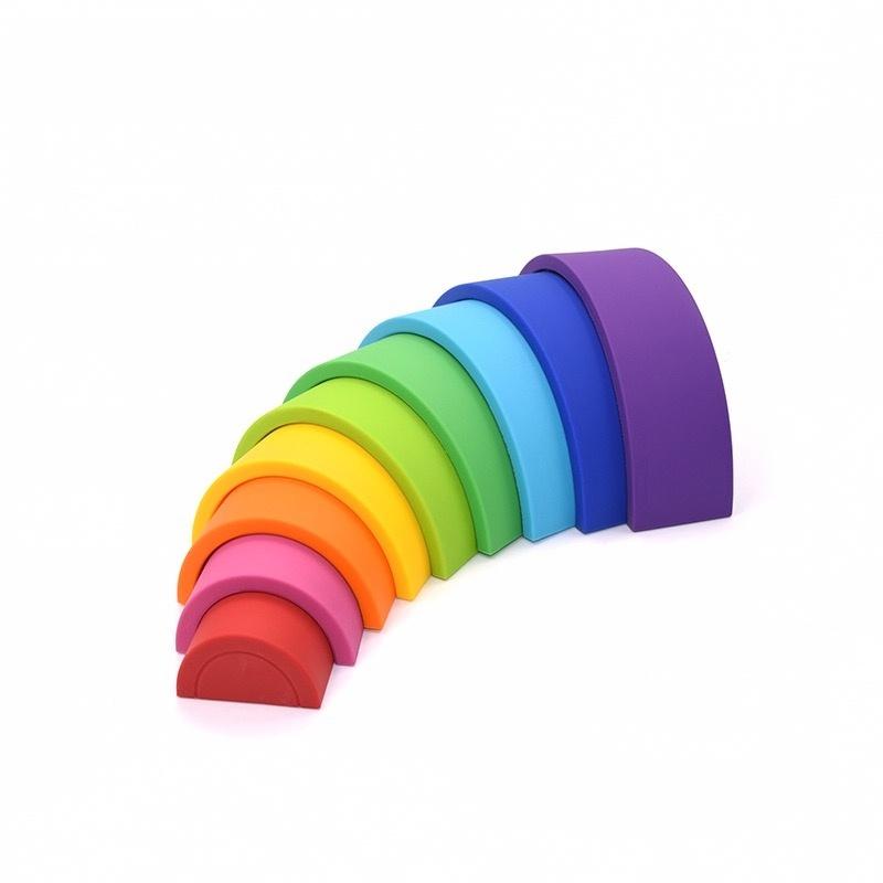 Silicone Rainbow Stacking Toy — additional product view