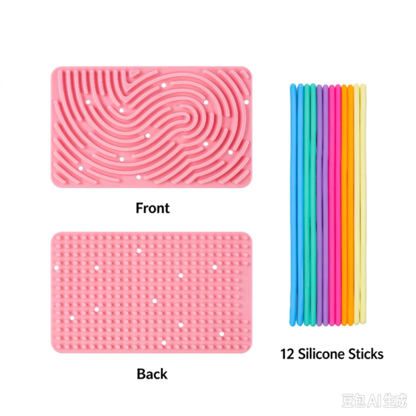 Rectangular Silicone Sensory Fidget Board