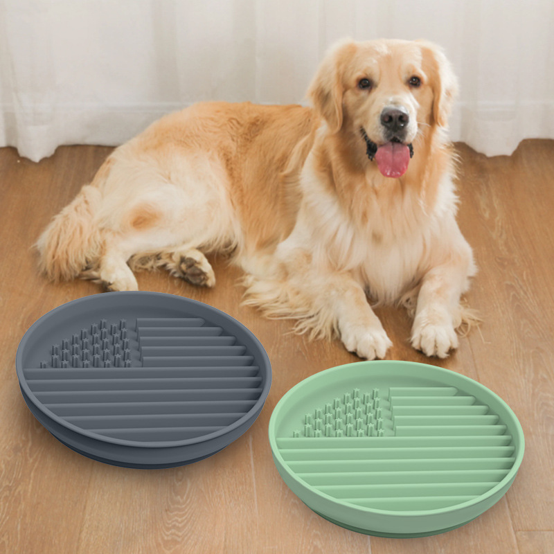 US Flag Silicone Dog Slow Feeder Plate — original color collection